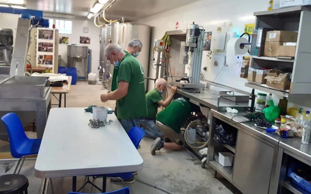 Notre partenaire le Moulin des Costes se prépare pour la prochaine campagne de trituration