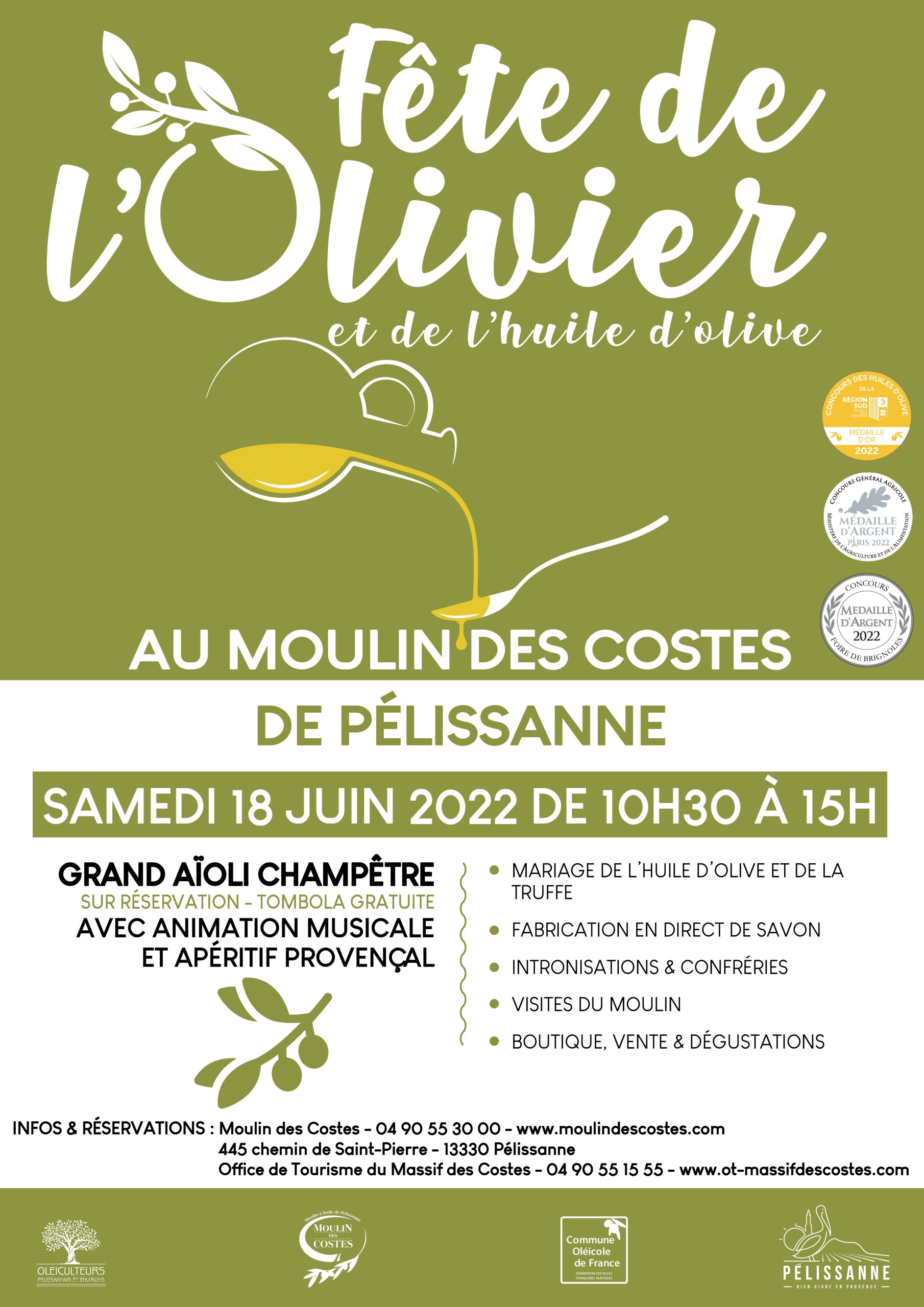 18 juin 2022 : Fête de l’Olivier et de l’Huile d’Olive