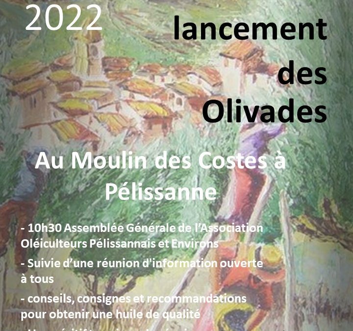 réunion de Lancement des Olivades le 8 octobre 2022