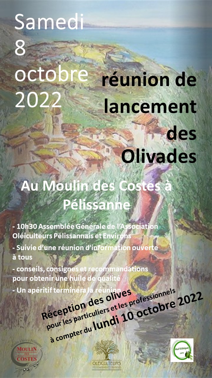 réunion de Lancement des Olivades le 8 octobre 2022