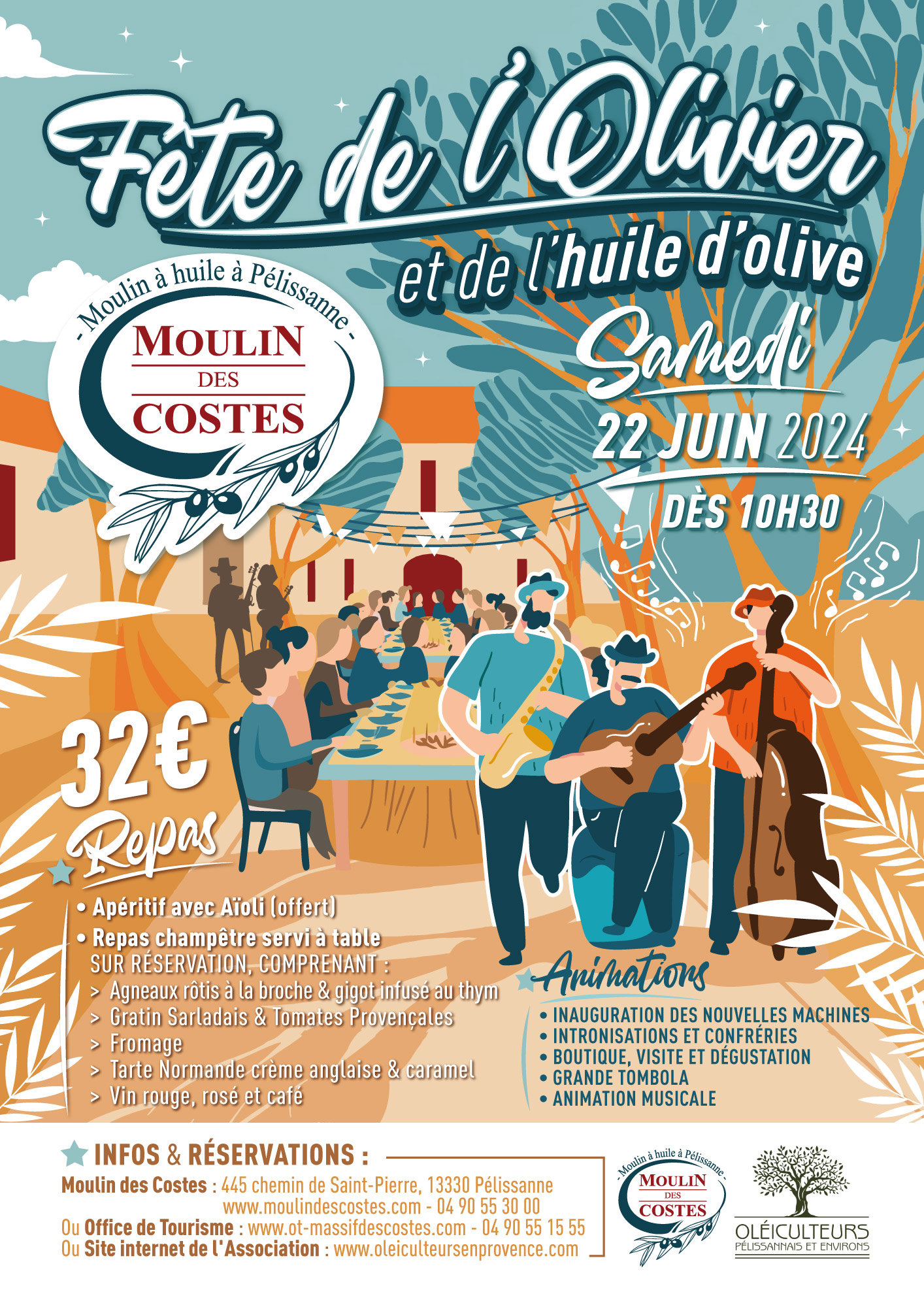 22 juin 2024 : fête de l&rsquo;olivier et de l&rsquo;huile d&rsquo;olive