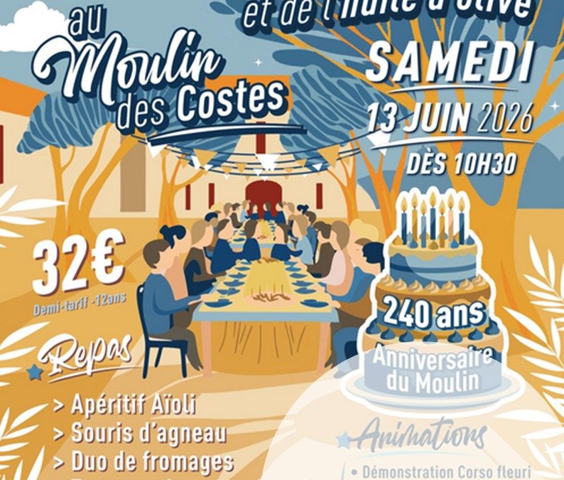 Fête de l&rsquo;Olivier et de l&rsquo;Huile d&rsquo;Olive 2026